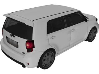 Scion xB (2013) 3D Model