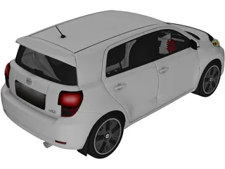 Scion xD (2011) 3D Model