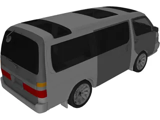 Toyota HiAce (2004) 3D Model