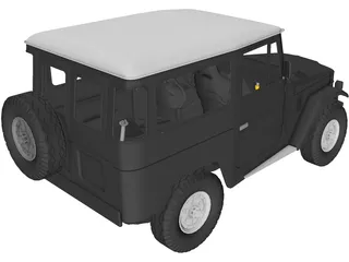 Toyota Land Cruiser FJ40 3D Model