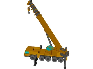 All Terrain Crane 3D Model