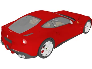 Ferrari F12 Berlinetta (2013) 3D Model