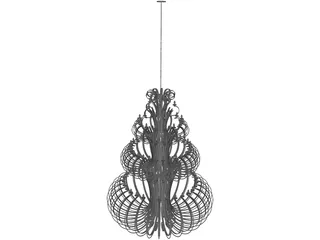 Iron Chandelier 3D Model