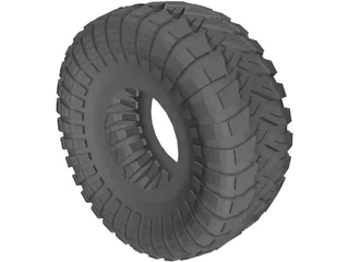 Maxxis Trepador Tire 3D Model
