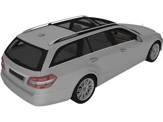 Mercedes-Benz E350 CDI Estate 3D Model