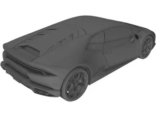 Lamborghini Huracan LP610-4 (2015) 3D Model