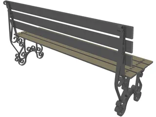 Bench 3D Model