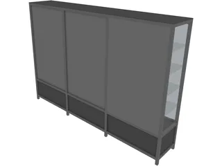 Glass Cabinet 3D Model