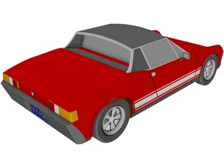 Porsche 914 3D Model