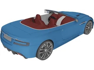 Aston Martin DBS Volante 3D Model