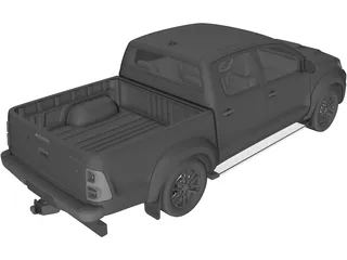 Toyota Hilux Double Cab (2011) 3D Model