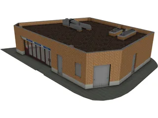 Small Store 3D Model