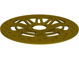 Honda CBR600F3 Frony Brake Rotor 3D Model