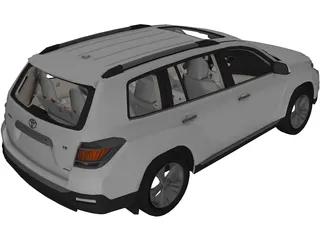 Toyota Highlander (2012) 3D Model