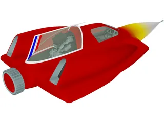 Turbo Sonic Concept 3D Model