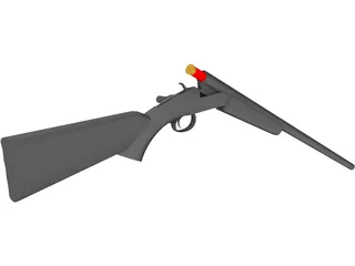 Winchester 12 Gause 3D Model