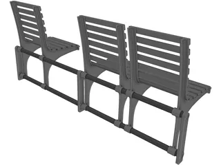 Bench 3D Model