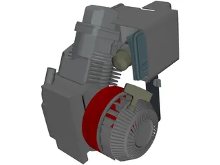 Briggs Baja Engine 3D Model