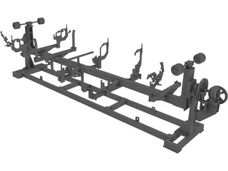 Body DT Test Jig 3D Model