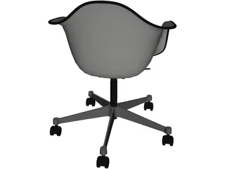 Eames Plastic Chair 3D Model