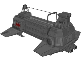 London Transport Ship 3D Model