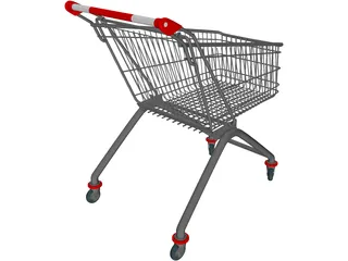 Shopping Cart 3D Model