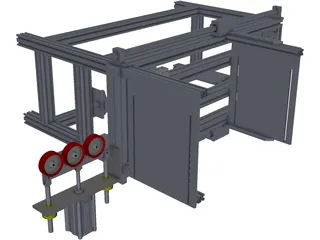 PVC Loading and Packing Machine 3D Model