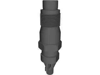 Bosch Basic Diesel Fuel Injector 3D Model