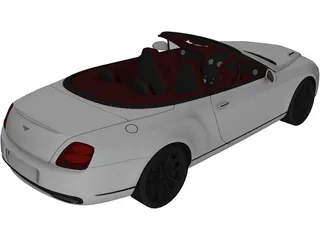 Bentley Continental GT Supersports Convertible (2011) 3D Model