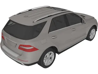 Mercedes-Benz M-Class (2012) 3D Model