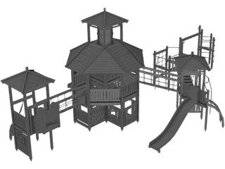 Children Playground 3D Model