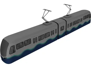 Sound Transit Light Rail 3D Model