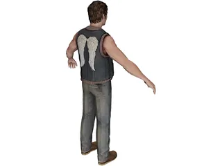 Daryl Dixon 3D Model