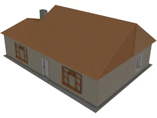 Little House 3D Model