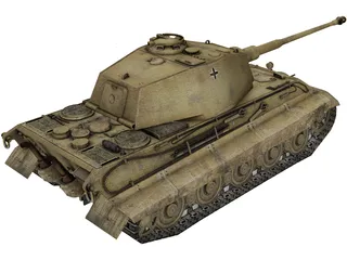 Tiger Tank 3D Model