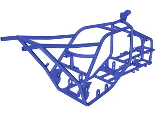 Frame ATV Chassis 3D Model