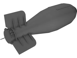 Tsar Bomba 3D Model