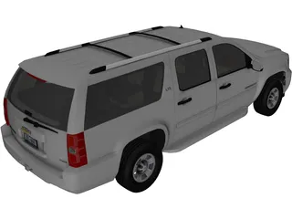 Chevrolet Suburban LTZ (2008) 3D Model