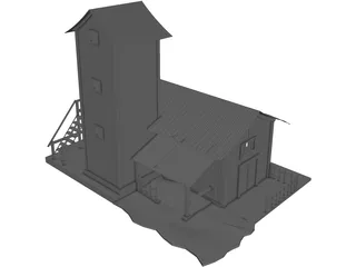 Old Barn 3D Model