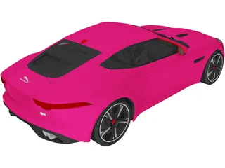 Jaguar F-Type R (2015) 3D Model