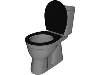 Ceramic Toilet 3D Model