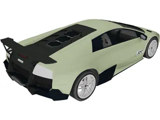 Lamborghini Murcielago LP670 SV 3D Model