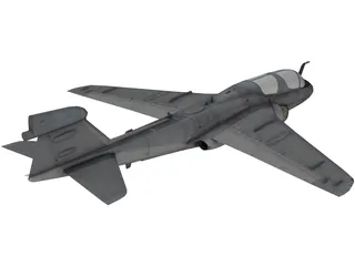 Grumman EA-6B Prowler 3D Model