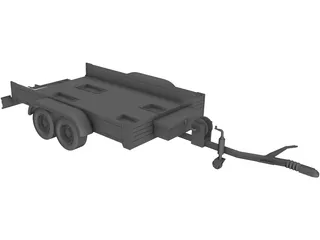 Bike Trailer 3D Model