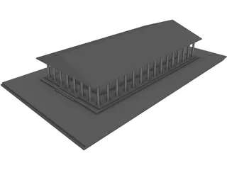 Partenon Temple Athens 3D Model