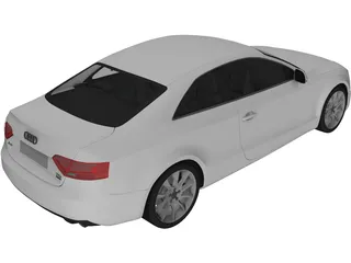 Audi A5 Coupe (2012) 3D Model