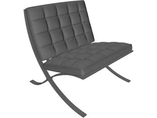 Barcelona Chair 3D Model