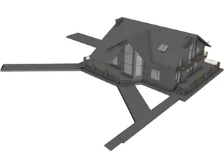 Living House 3D Model