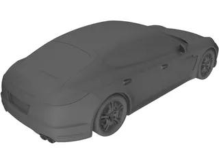 Porsche Panamera S Hybrid (2013) 3D Model