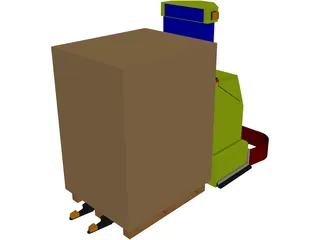 Automated Guided Vehicle [AGV] 3D Model